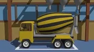 The Factory Cement Mixer Story | Concrete Mixer Truck For Kids