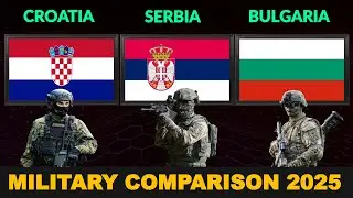 Croatia vs Serbia vs Bulgaria Military Power Comparison 2025