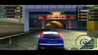 Need For Speed Underground Rivals 60fps (PPSSPP) But I Mess The Finish Up. 