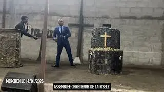 Assemblée chrétienne de la n'sele mercredi le 14 01 2026 avec le pasteur Timothée ligologolo