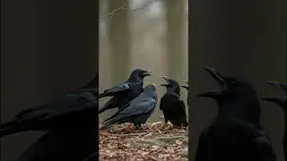 3 Crows, 1 Car&hellip; Who Poops First? 🐦🚗😂 #ComedyShorts #FunnyBirds #Crows #CarWashFail #YouTubeShorts