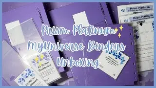 🌌 Prism Platinum MyUniverse Binders Unboxing 🌌