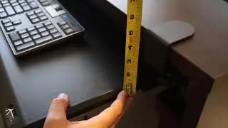 Alera Adaptivergo Ergo Clamp-On keyboard tray desk - hangs really low