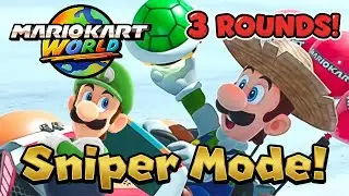 Mario Kart World Balloon Battle Farmer Luigi Gameplay 3 Rounds