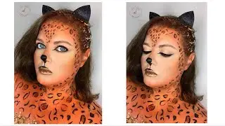 Leopard Print Body Paint