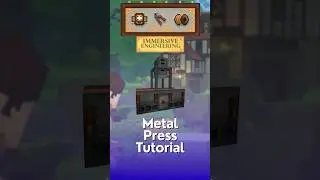 Metal Press Full Tutorial in Immersive Engineering