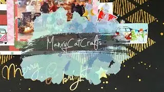 Merry and Bright | Scrapbook Layout | Crafty Ribbons