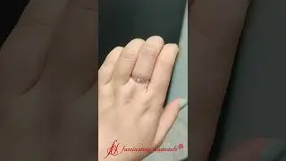 3 Stone Bezel Pink Diamond Delicate Ring-FD9412 #shorts