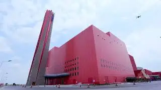 The flue gas cleaning project of Xiaojianxi household waste incineration power generation project in
