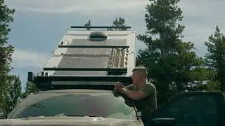 Lone Peak Camper Accessory - Solar Panel Wiring Port