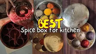 Best masala box for kitchen | Indian Spice Storage & Organisation | best kitchen containers