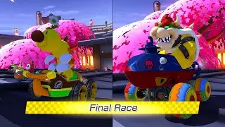 Mario Kart 8 Deluxe - Local Coop 150cc Gameplay #1 [4K 60FPS]