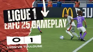 Lyon vs Toulouse FC I Ligue 1 24/25 in Multiverse I EAFC 25 I Trending 4K HDR Viral Video