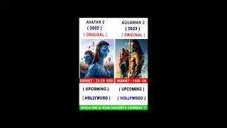 Avatar 2 Vs Aquaman 2 Movie Comparison ।। Box Office Collection #shorts