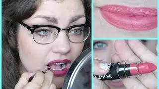 NYX Matte Lipstick: First Impression + Review!
