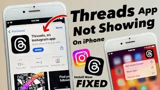 Instagram Threads App Not Showing - Not Working in iPhones - Fixed😍 - Instagram threads app ios