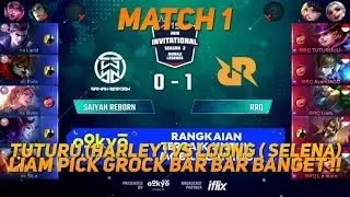 RRQ (ID) VS SAIYAN REBORN (MY) - LIAM (GROCK) BAR BAR BANGET!! | MSL SEASON 2 MATCH 2