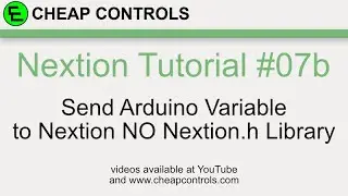 #87 Nextion Display sending variables from Arduino to change text NO Nextion.h Library