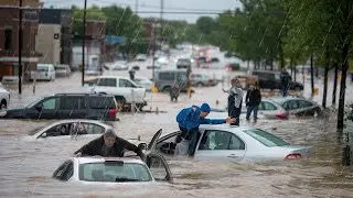 Now in Canada, flood and storm submerged cars and passengers in Saskatoon