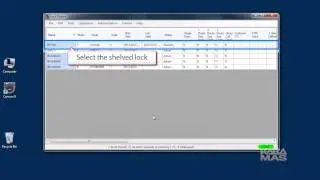 Cencon 5 Software Operation - Delete Shelved Lock