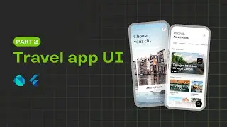 Flutter travel app UI speedCode | #animation #flutter #travelApp #responsiveUI