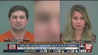 Deputies: couple abandons child to play Pokemon Go
