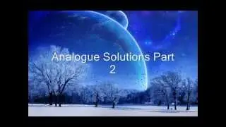 Synthex - Analogue Solution Part 2