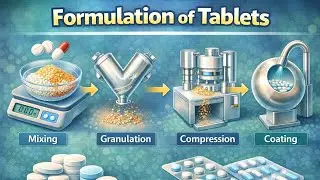 Theory on Tablet Dosage forms || Types of Tablets || Pharmaceutics || Medi Queries