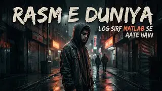 Rasm E Duniya - New Rap Song 2026 | Dark Sad Poetry | Sabeel