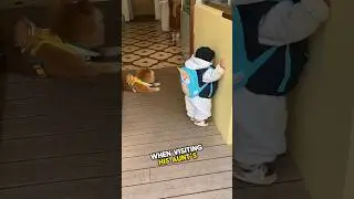 Этот малыш решил проблему самым милым способом 🥰