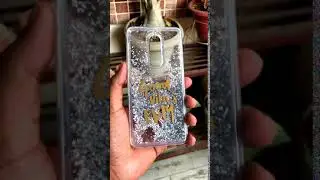 Grey Good Vibes Glitter Silicone Case for Oneplus 6