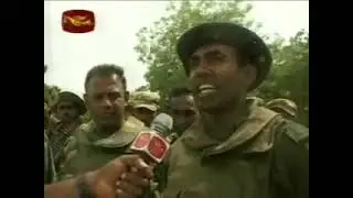 Lion Flag Hoisted in Devil's Point A K A Yak Thuduwa Wanni Operation 13 th of November 2008   Y