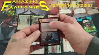 Star Wars Unlimited Legends of the Force Pre-release Box Opening Amazing Fantasies Topeka Game Shop