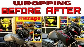 Tvs Apache RTR Vinyl wrapping | Apache Modification | Rwraps
