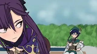Mona In A Nutshell in 2D frame animation I Genshin impact I Meme animation