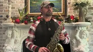 Jingle Bell Rock - Bobby Helms - alto saxophone cover (Tim Dahlstrom)