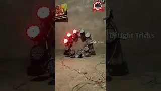 10 Led Par Light Ring Running In Dmx 512 || Dj Light Tricks