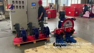Зажимные клапаны и шланговые насосы Huayun используются для перекачки жидкостей в шахты