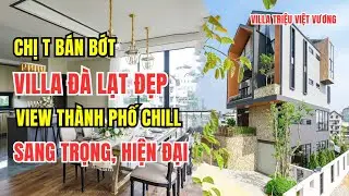 (HẠ 5TỶ) Villa Đà Lạt đẹp, Rất cần bán villa Đà Lạt đẹp view thành phố chill thiết kế sang trọng