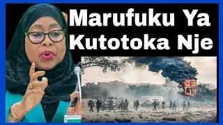Tanzania total shutdown as dictator Samia Suluhu Imposes Curfew after protests erupted to remove her