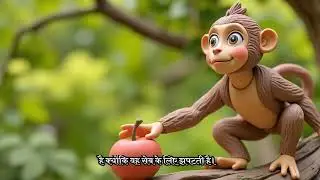 Munni or laal seb. Kids related content. 💕#BabyMonkey #CuteMonkey #MokeyBaby #AdorableMonkey #MMonke