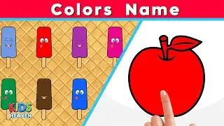 Learn Colors With Ice Cream - Color Song - 1 To 10 Counting - 10 Color Name - 3d Colors