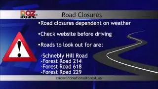 Possible Road Closures Due to Snowfall
