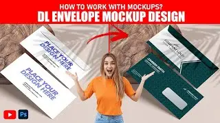 How To Work With DL Envelope Mockup