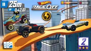 Hot Wheels Race OFF:  Growler -Two Timmer-Speed Slayer vs Todoterreno