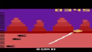 ATARI 2600 HACK Gamma Attack Left Joystick Edition Hack 2008 HOMEBREW