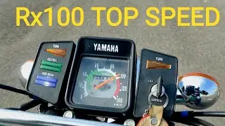 yamaha rx100 top speed🔥🔥at half #miles  #shorts not top #end speed 😍