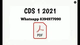 CDS 1 2021 Result out | cutoff OTA IMA INA AFA |CDS 2021