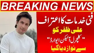 Ali Zafar Honored with &ldquo;Cultural Icon Award&rdquo; for His Artistic Excellence | Mashriq Digital