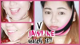 Diamond V-Shape Jawline Mask Review | ft. Hideous KPOP Dancing